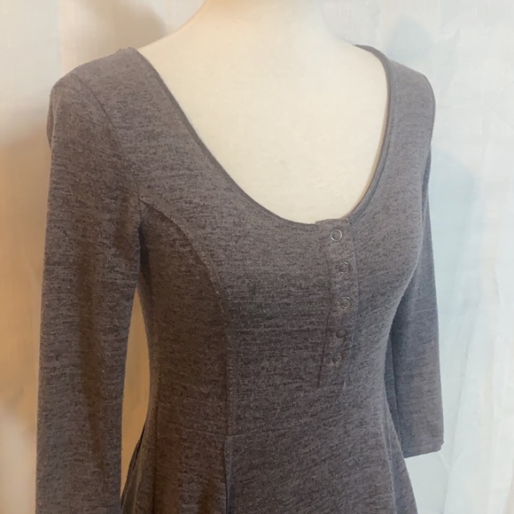 Gray Juniors Skater Style Dress - Picture 3 of 7